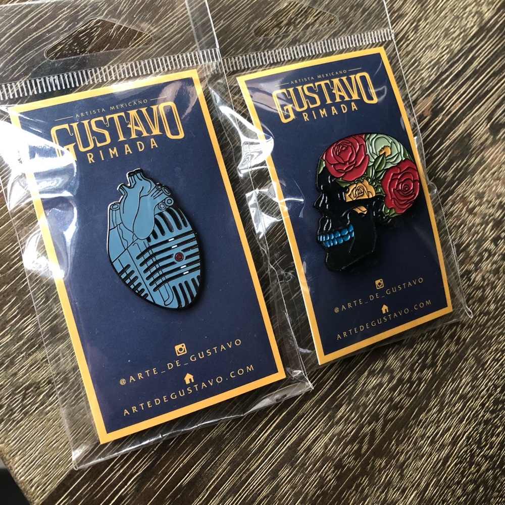 Limited Edition Enamel Artist Pins bundle of 2 - Picture 10 of 17